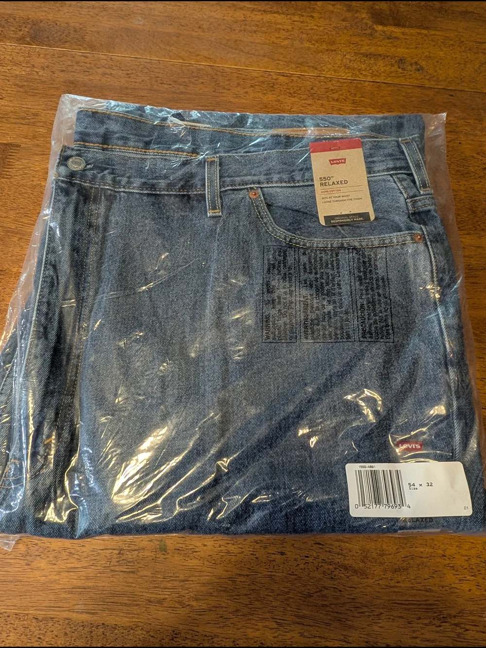 Levi's 550 Relaxed Jeans - Denim Big & tall
